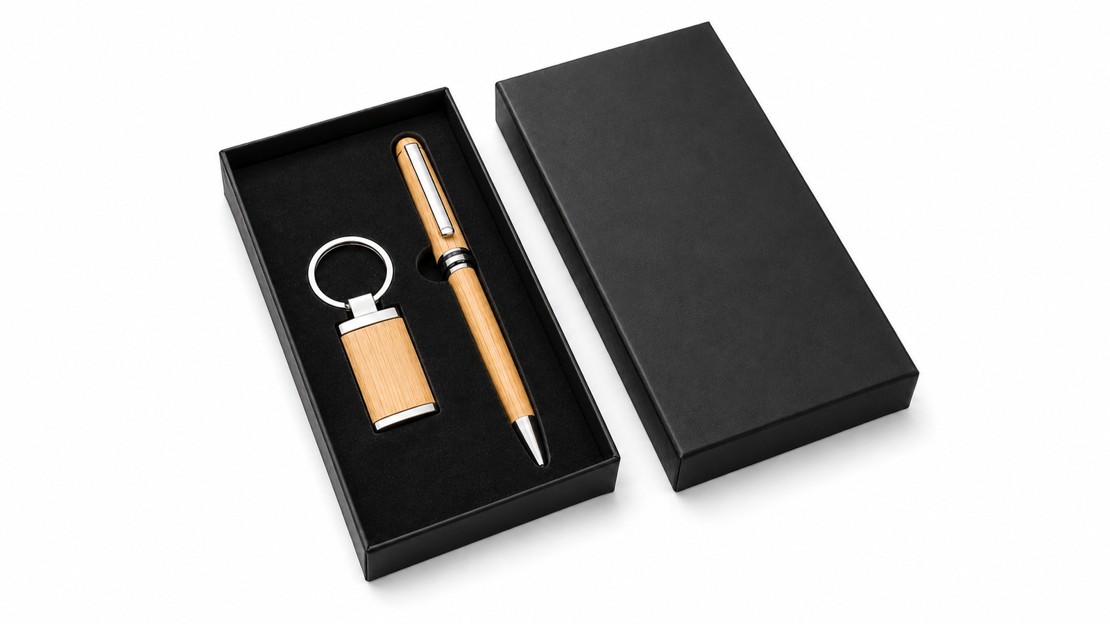 LightWood Pen & Keychain Gift Set