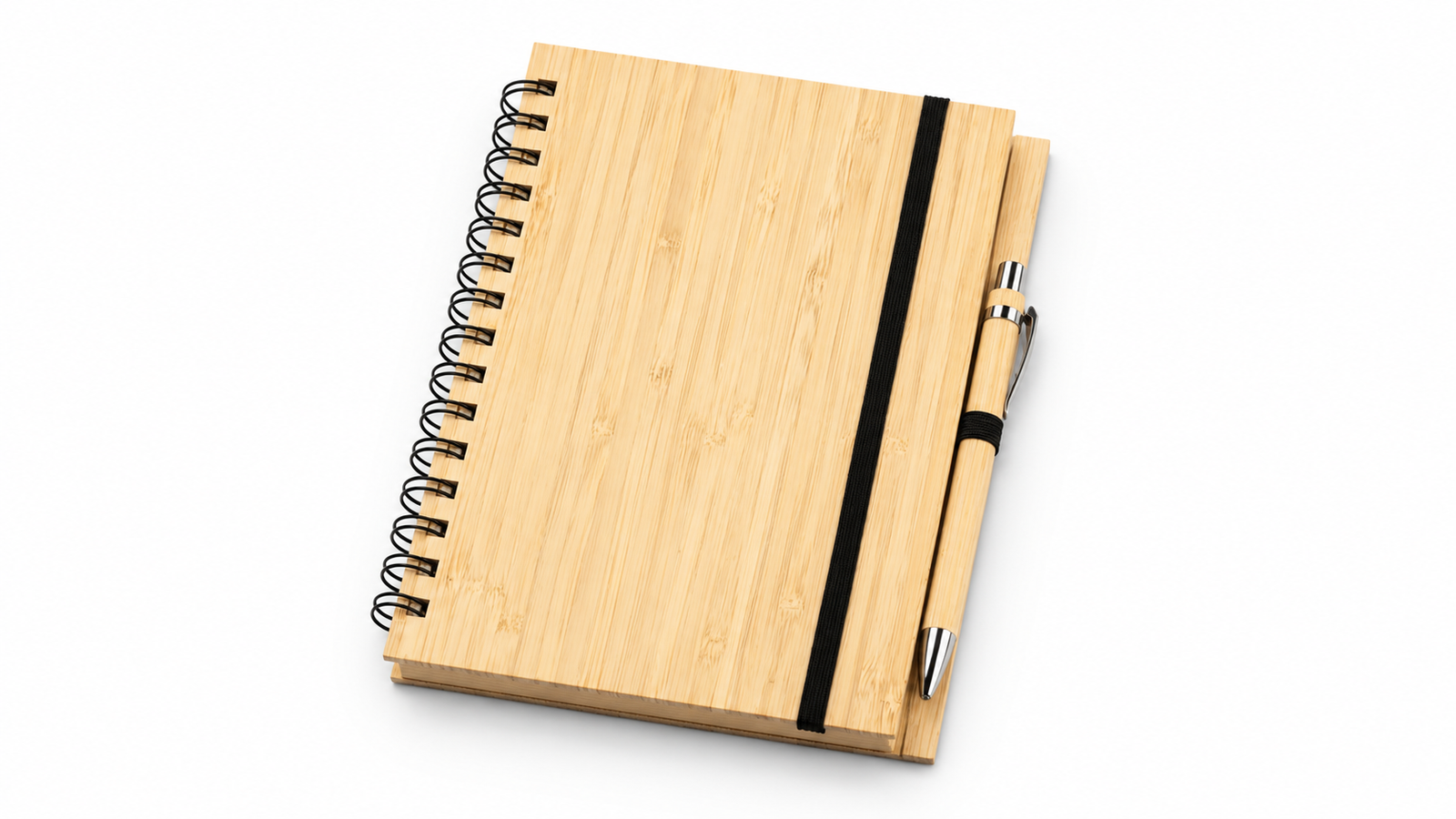 EcoWood Spiral Notebook & Pen Set